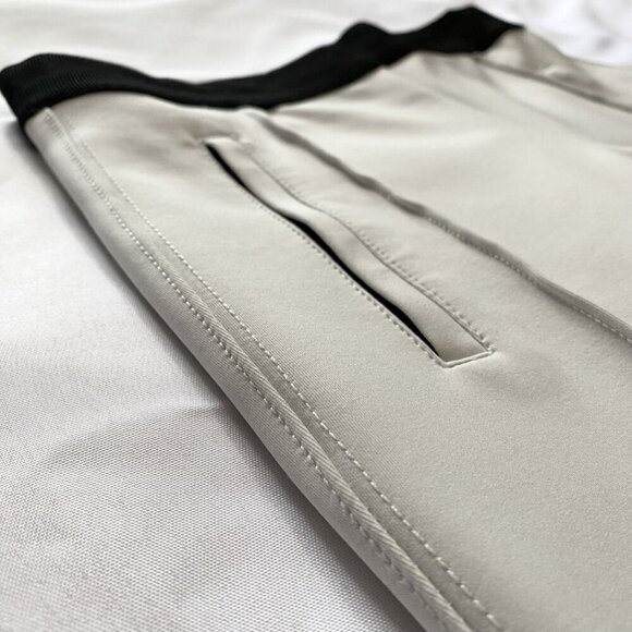 Y/OSEMITE JAMES PERSE WHITE BLACK WAIST LOW RISE STRAIGHT CROPPED LEG PANTS - 0 - Picture 7 of 10